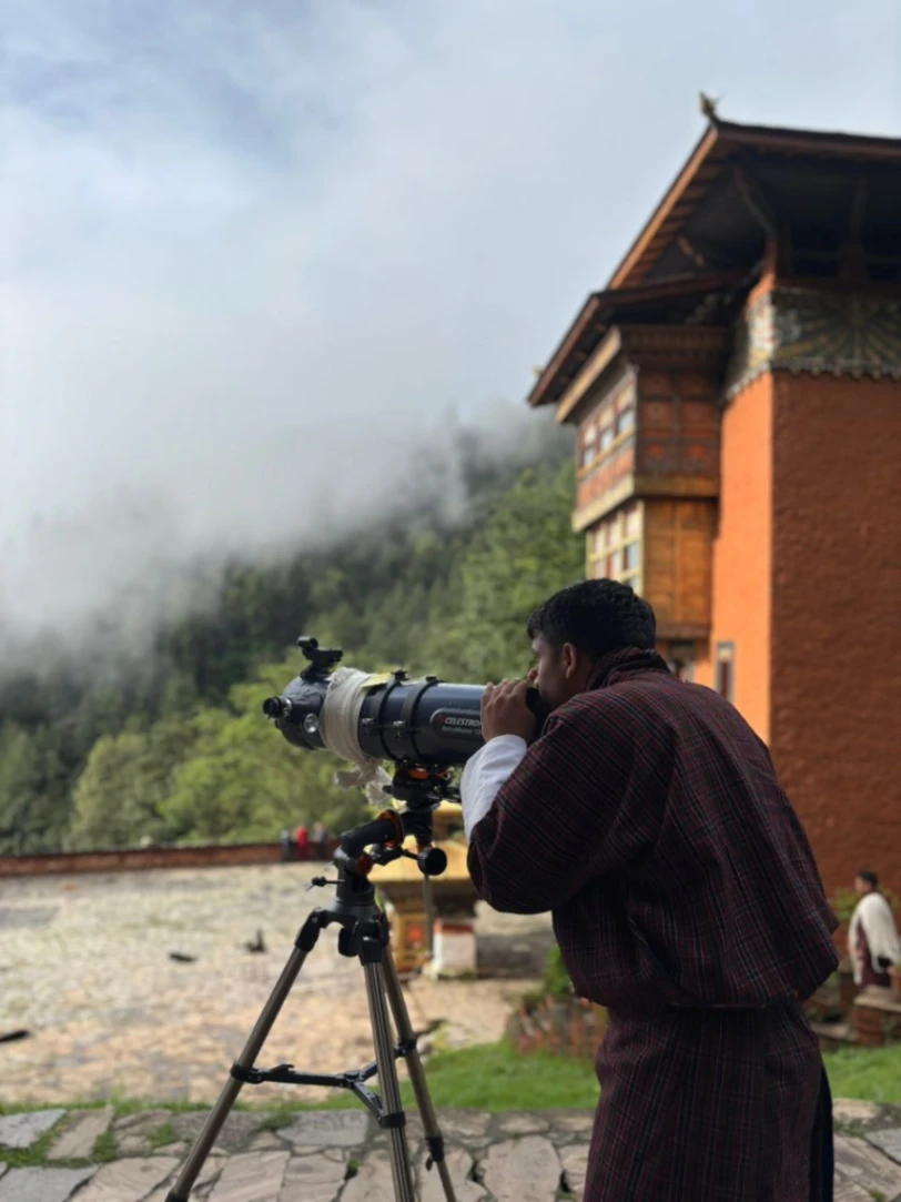 Bhutanese night sky observation