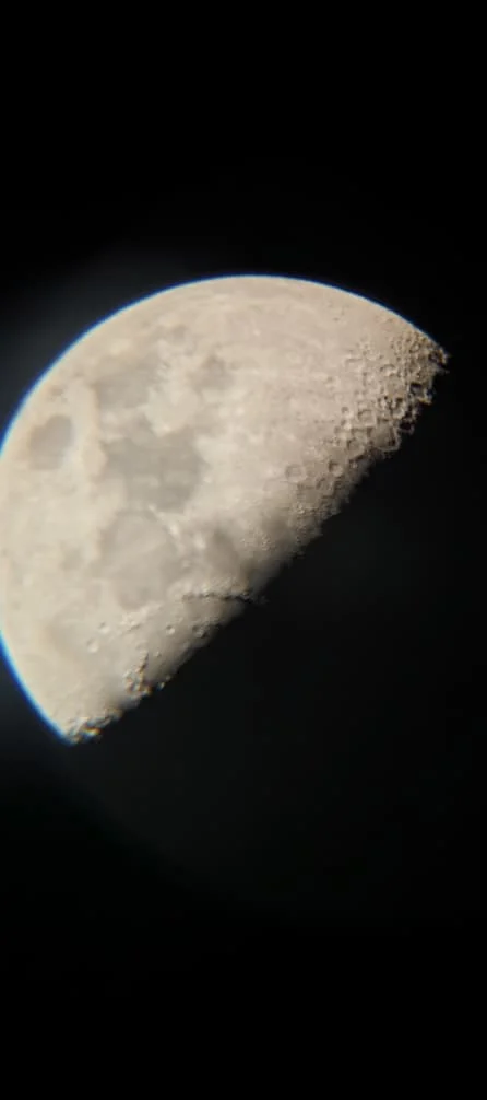 Telescope mounted and ready for observation during a night sky session