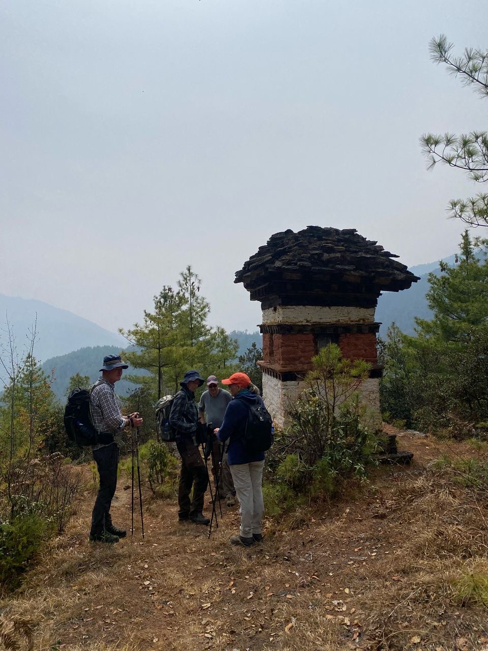 Autumn mountains in Bhutan