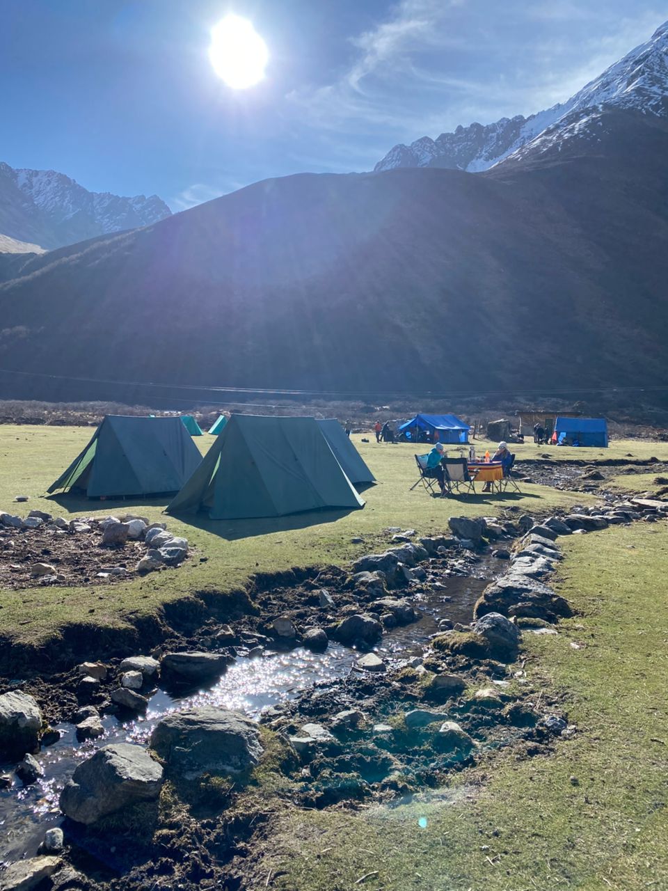 Dramatic mountain landscape in Bhutan
