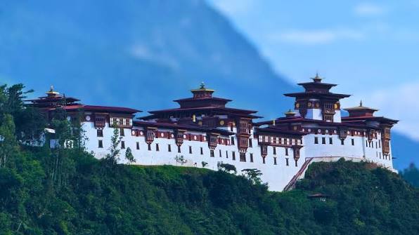 Misty mountains and forests of Bhutan