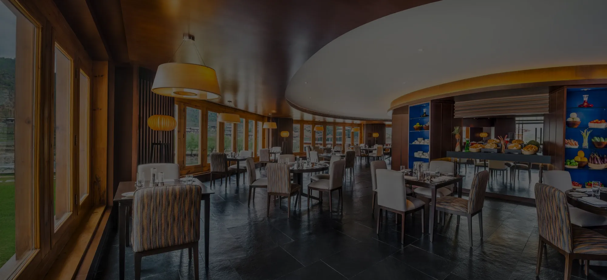 Golden hearth interior with warm fire light